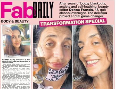 Donna Francis Beauty Editor Sober Skincare